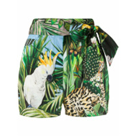 Dolce & Gabbana Short com estampa - Verde