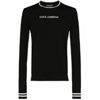 Dolce & Gabbana Suéter com logo - Preto