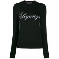 Dolce & Gabbana Suéter 'Eleganza' - Preto
