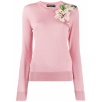 Dolce & Gabbana Suéter floral - Rosa