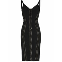 Dolce & Gabbana Vestido com amarração - Preto