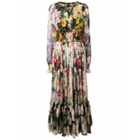 Dolce & Gabbana Vestido longo floral - Neutro