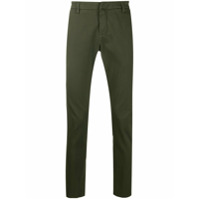 Dondup Calça chino slim Gaubert - Verde