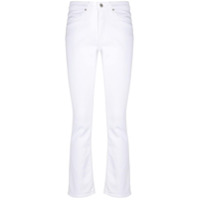 Dondup Calça jeans bootcut cropped - Branco