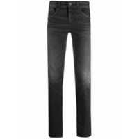 Dondup Calça jeans slim com lavagem - Preto