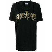 Dondup Camiseta com slogan Capricorn - Preto