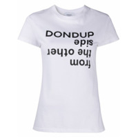 Dondup chest logo cotton T-shirt - Branco