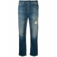 Dondup Koons cropped ripped jeans - Azul