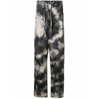 Doublet Calça tie-dye - Preto