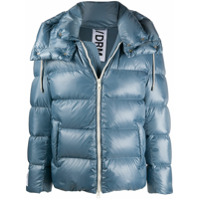 Drome feather down hooded jacket - Azul