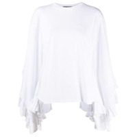 Dsquared2 Blusa assimétrica - Branco