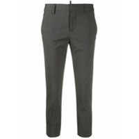 Dsquared2 Calça de alfaiataria cropped - Cinza