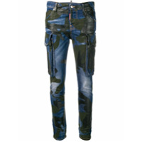 Dsquared2 Calça jeans camuflada - Azul