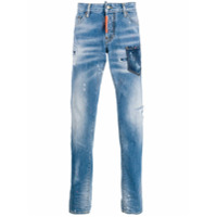 Dsquared2 Calça jeans cintura baixa - Azul
