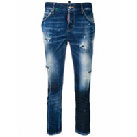 Dsquared2 Calça jeans cropped - Azul