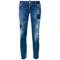 Dsquared2 Calça jeans cropped 'Jennifer' - Azul