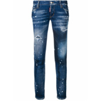Dsquared2 Calça jeans pintada - Azul