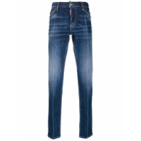 Dsquared2 Calça jeans reta estonada - Azul