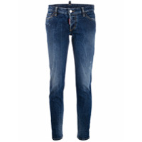 Dsquared2 Calça jeans slim cropped - Azul