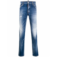 Dsquared2 Calça jeans slim destroyed - Azul