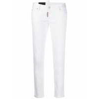 Dsquared2 Calça slim cintura baixa - Branco