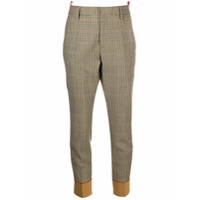 Dsquared2 Calça xadrez com logo - Neutro