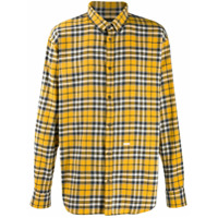 Dsquared2 Camisa com estampa xadrez - Amarelo