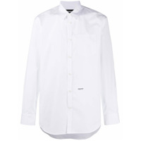 Dsquared2 Camisa com logo bordado - Branco