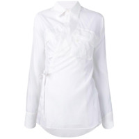 Dsquared2 Camisa com transpasse - Branco