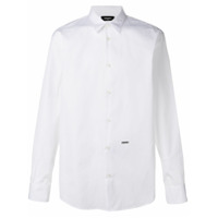 Dsquared2 Camisa lisa com botões - Branco
