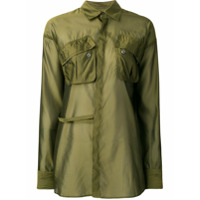 Dsquared2 Camisa poplin - Verde