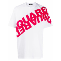 Dsquared2 Camiseta ampla com logo - Branco