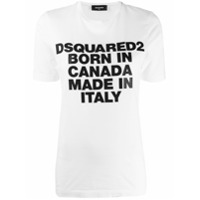 Dsquared2 Camiseta Born In Canada - Branco