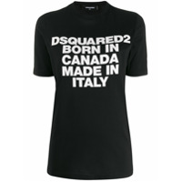 Dsquared2 Camiseta Born In Canada - Preto