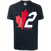 Dsquared2 Camiseta com estampa de logo - Azul