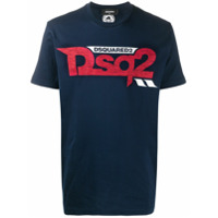 Dsquared2 Camiseta com estampa de logo - Azul