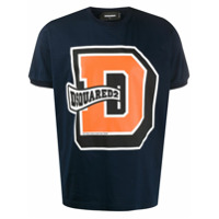 Dsquared2 Camiseta com estampa de logo - Azul