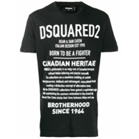 Dsquared2 Camiseta com logo - Preto