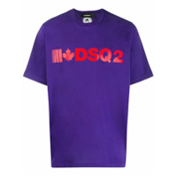 Dsquared2 Camiseta com logo - Roxo