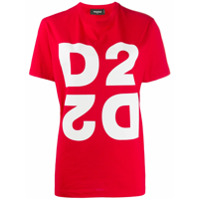 Dsquared2 Camiseta D2 - Vermelho