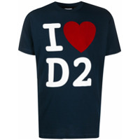 Dsquared2 Camiseta I Heart D2 - Azul