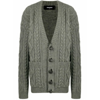 Dsquared2 Cardigan de tricô e lã - Verde