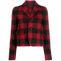 Dsquared2 checked button-up jacket - Vermelho