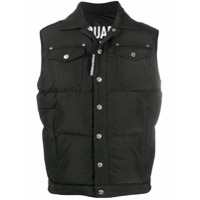 Dsquared2 Colete matelassÃª - Preto