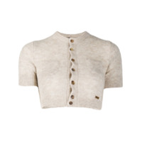 Dsquared2 cropped knitted cardigan - Neutro