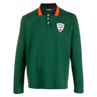 Dsquared2 embroidered logo polo shirt - Verde