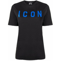 Dsquared2 Icon slogan T-shirt - Preto