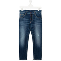Dsquared2 Kids Calça jeans reta - Azul