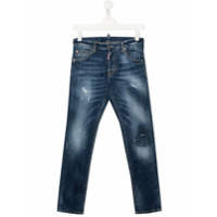 Dsquared2 Kids Calça jeans slim Cool Guy - Azul