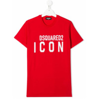 Dsquared2 Kids Camiseta Icon - Vermelho